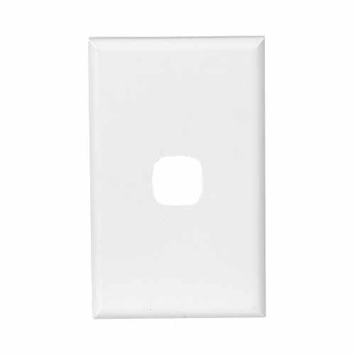 hpm-excel-standard-face-plate-1-gang-white