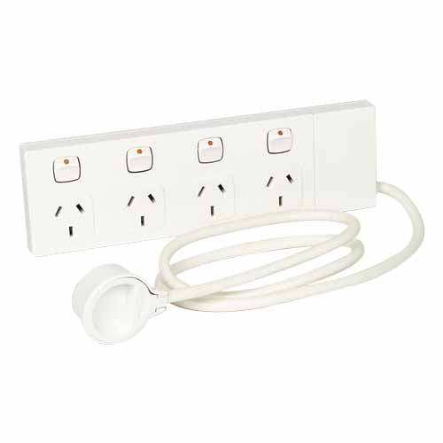 hpm-powerboard-4-outlets-900mm-white
