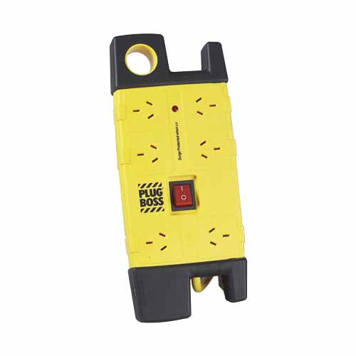 hpm-plug-boss-heavy-duty-powerboard-6-outlet-3.1m-yellow-and-black
