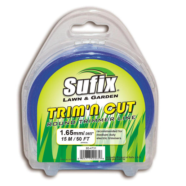 sufix-trim'n-cut-premium-round-nylon-trimmer-line-15m-blue