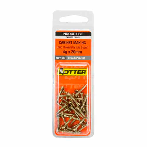 otter-cabinet-making-screws-4g-x-20mm-pack-of-35-brass-plated
