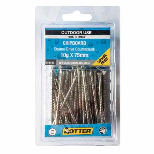 otter-chipboard-screws-10g-x-75mm-pack-of-50-stainless-steel-304