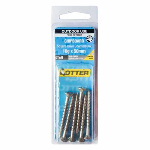 otter-chipboard-screws-10g-x-50mm-pack-of-6-stainless-steel-304