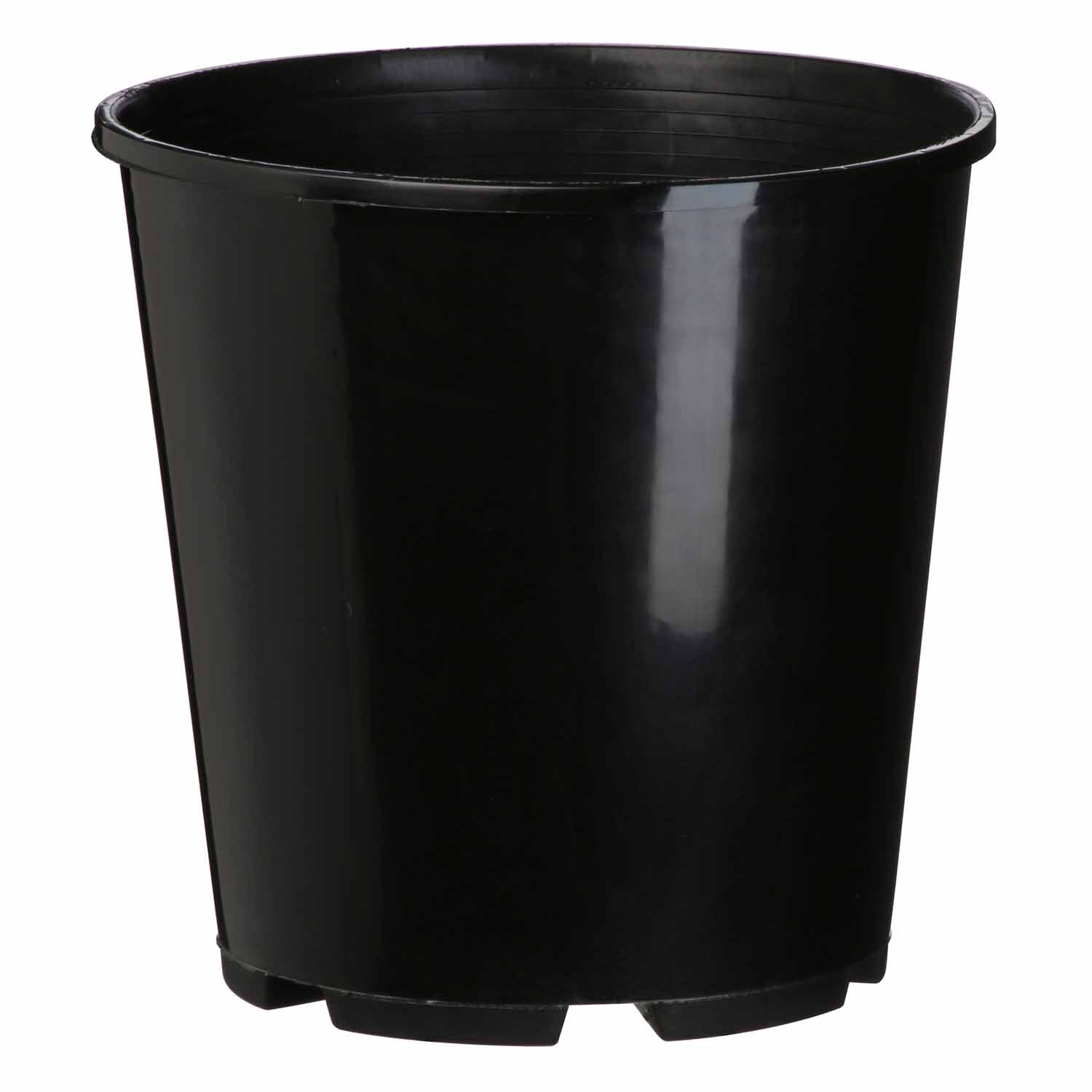 IP Plastics Round Pot 4.7 Litre Black