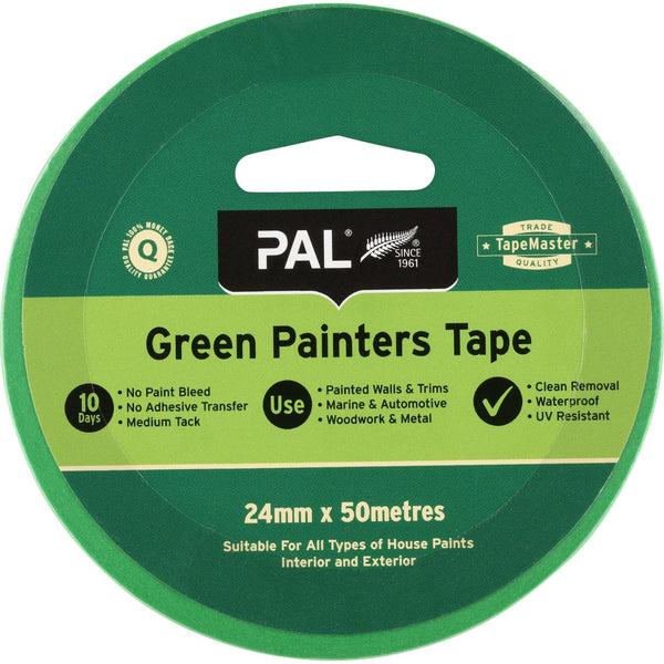 pal-tapemaster-green-painters-tape-24mm-x-50m