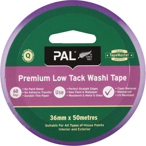 pal-tapemaster-premium-low-tack-washi-painters-tape-36mm-x-50m