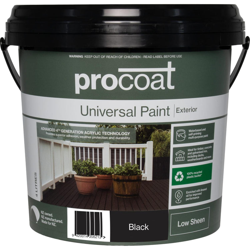 procoat-universal-exterior-paint-4-litre-black