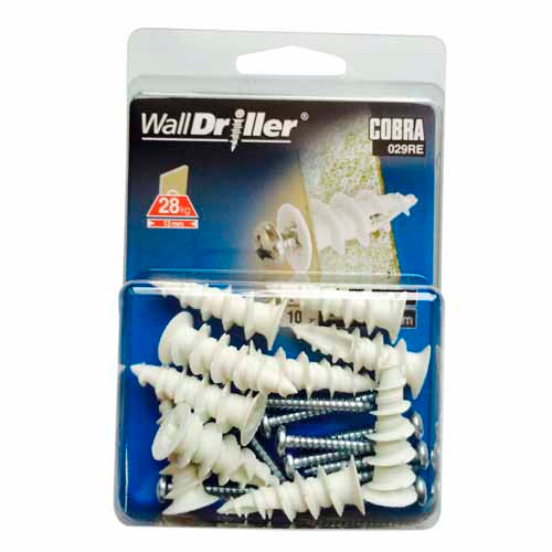 cobra-nylon-hollow-wall-anchor-for-plasterboard-4mm-screw-white