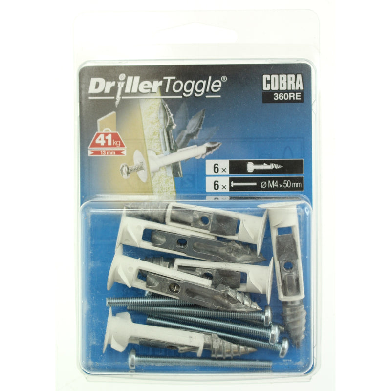 cobra-self-drilling-toggles-for-plasterboard-4mm-x-50mm-screw