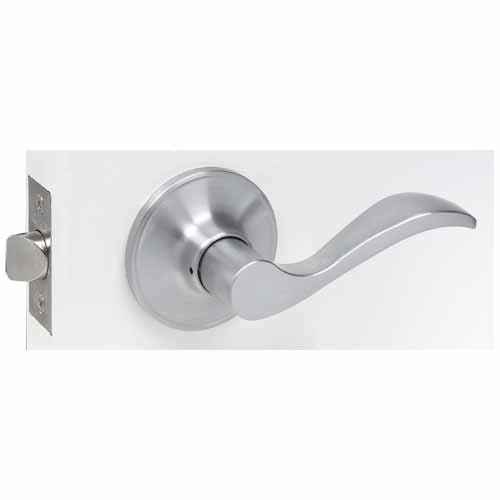 locware-naples-passage-lever-set-satin-chrome-finish