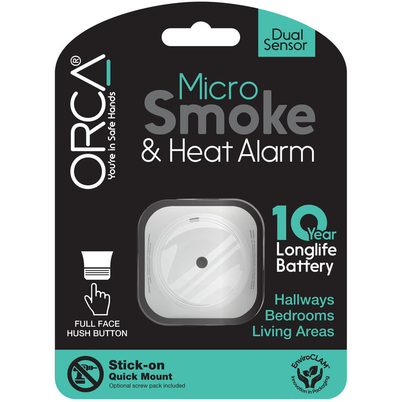 orca-micro-photoelectric-smoke-&-heat-alarm-10-year