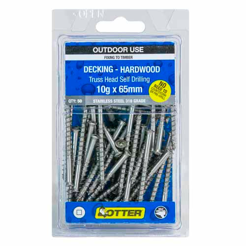 otter-decking-screws-10g-x-65mm-pack-of-50-stainless-steel