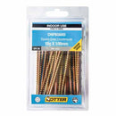 otter-chipboard-screws-10g-x-100mm-pack-of-25-zinc-gold-plated