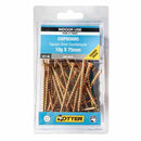 otter-chipboard-screws-10g-x-75mm-pack-of-50-zinc-gold-plated