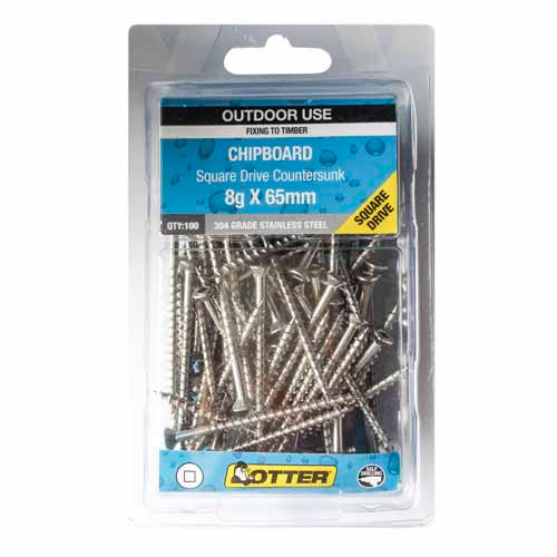 otter-chipboard-screws-8g-x-65mm-pack-of-100-stainless-steel-304