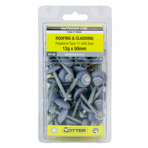 otter-polycarbonate-roof-screws-12g-x-50mm-pack-of-50-galvanised