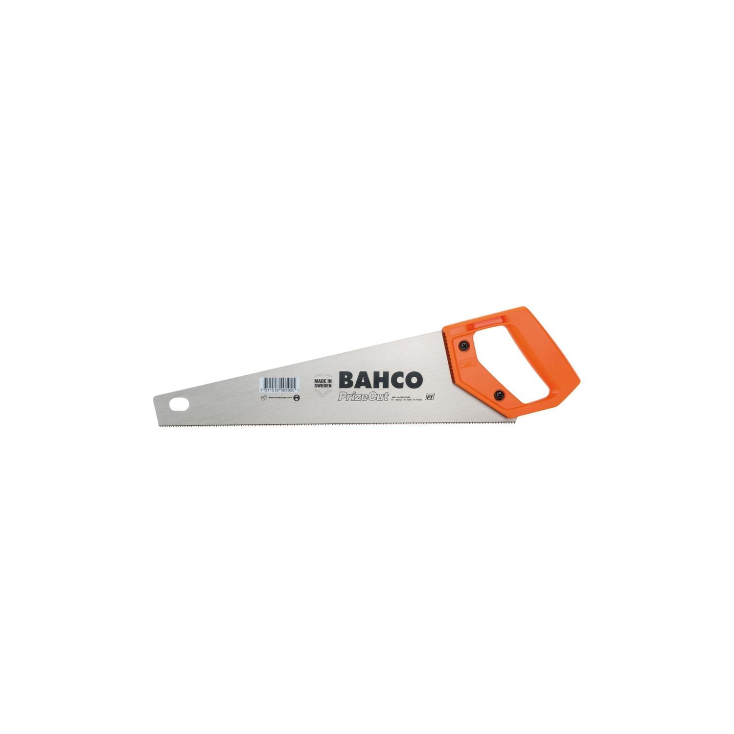 bahco-handsaw-350mm-orange-and-silver