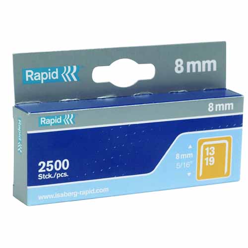 rapid-13-series-fine-wire-staples-8mm,-pack-of-2500-galvanised