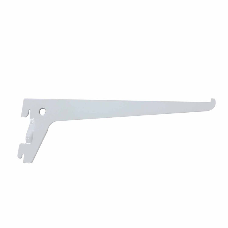 number-8-bracket-single-slot-200mm-white