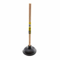 plunger-boss-large-sink-and-drain-plunger-150mm-black/brown