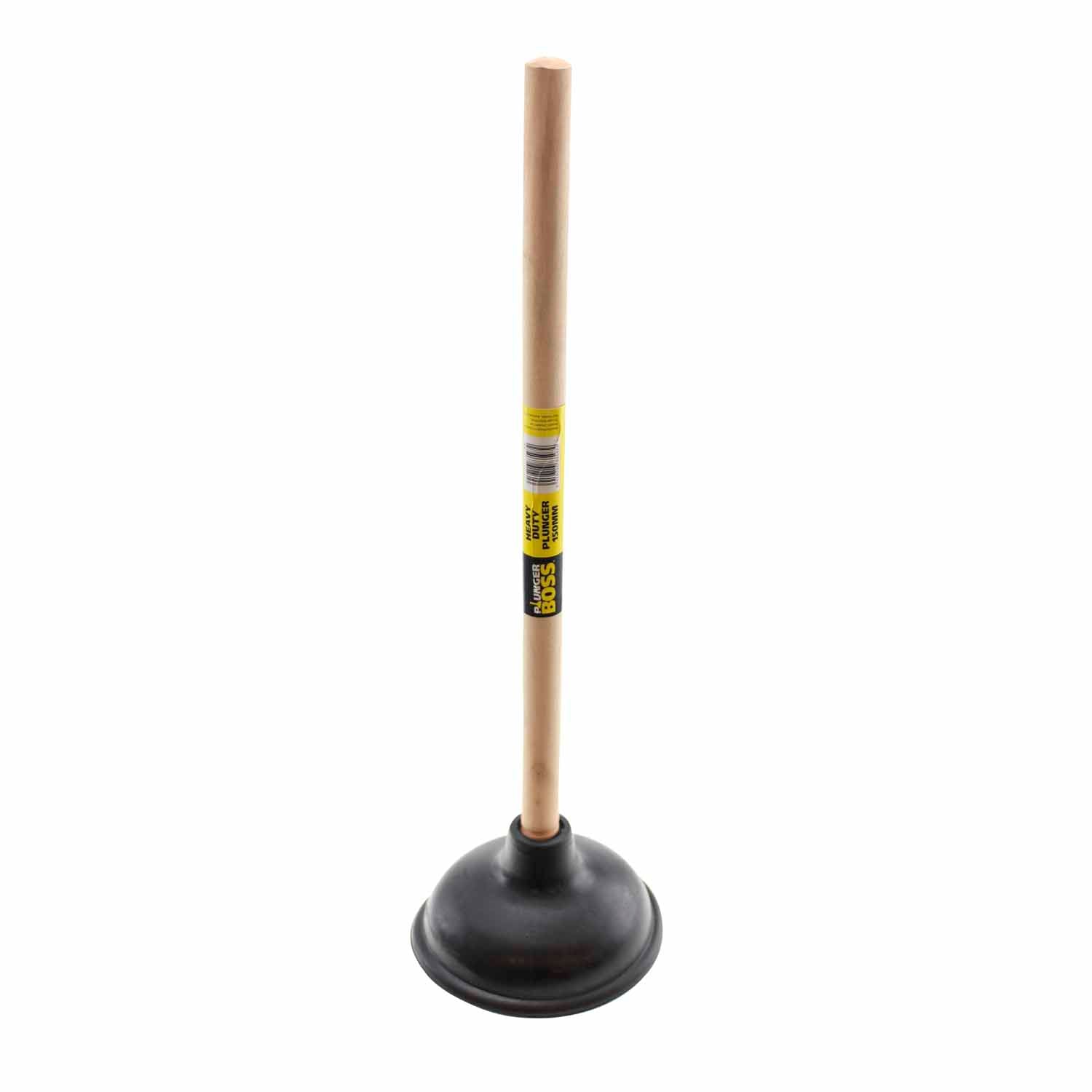 plunger-boss-large-sink-and-drain-plunger-150mm-black/brown