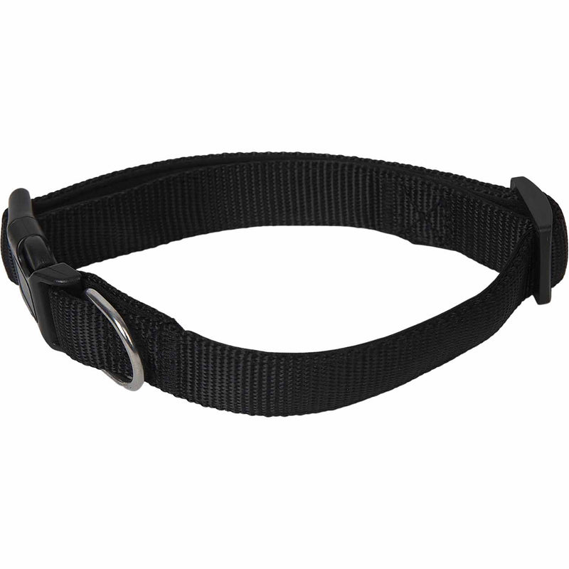 chic-pets-adjustable-dog-collar-black