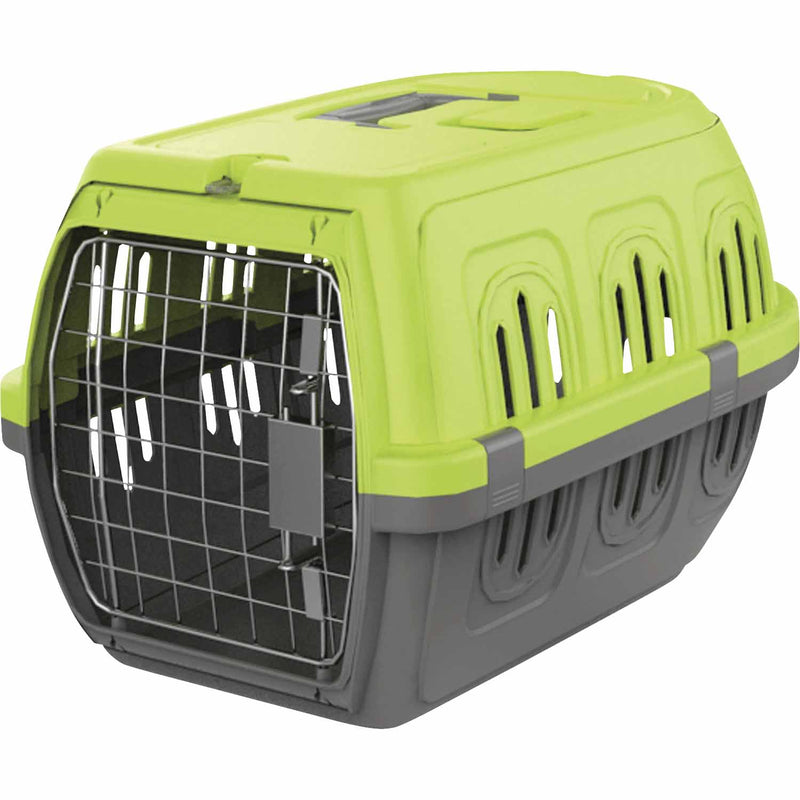 chic-pets-cat-carrier-cage-lime-green
