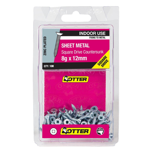otter-sheet-metal-screws-8g-x-12mm-pack-of-100-zinc-plated