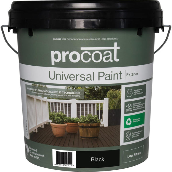 procoat-universal-exterior-paint-10-litre-black
