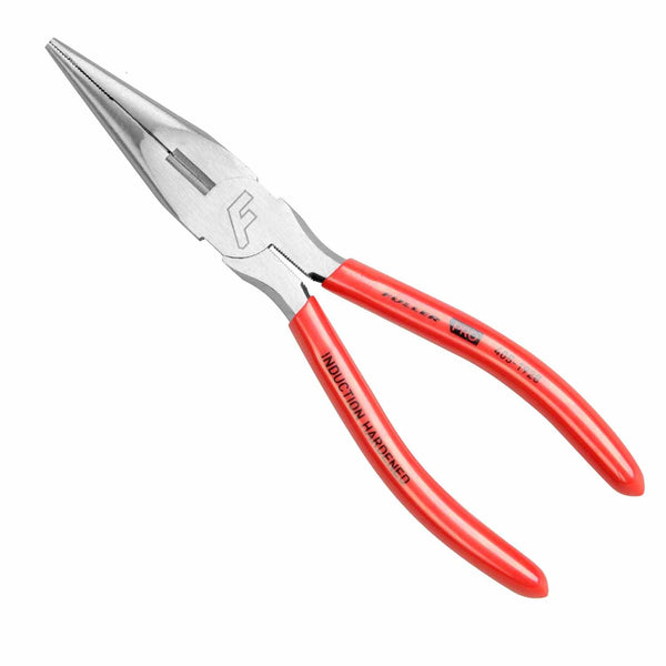 fuller-pro-long-nose-pliers-200mm-red-and-silver